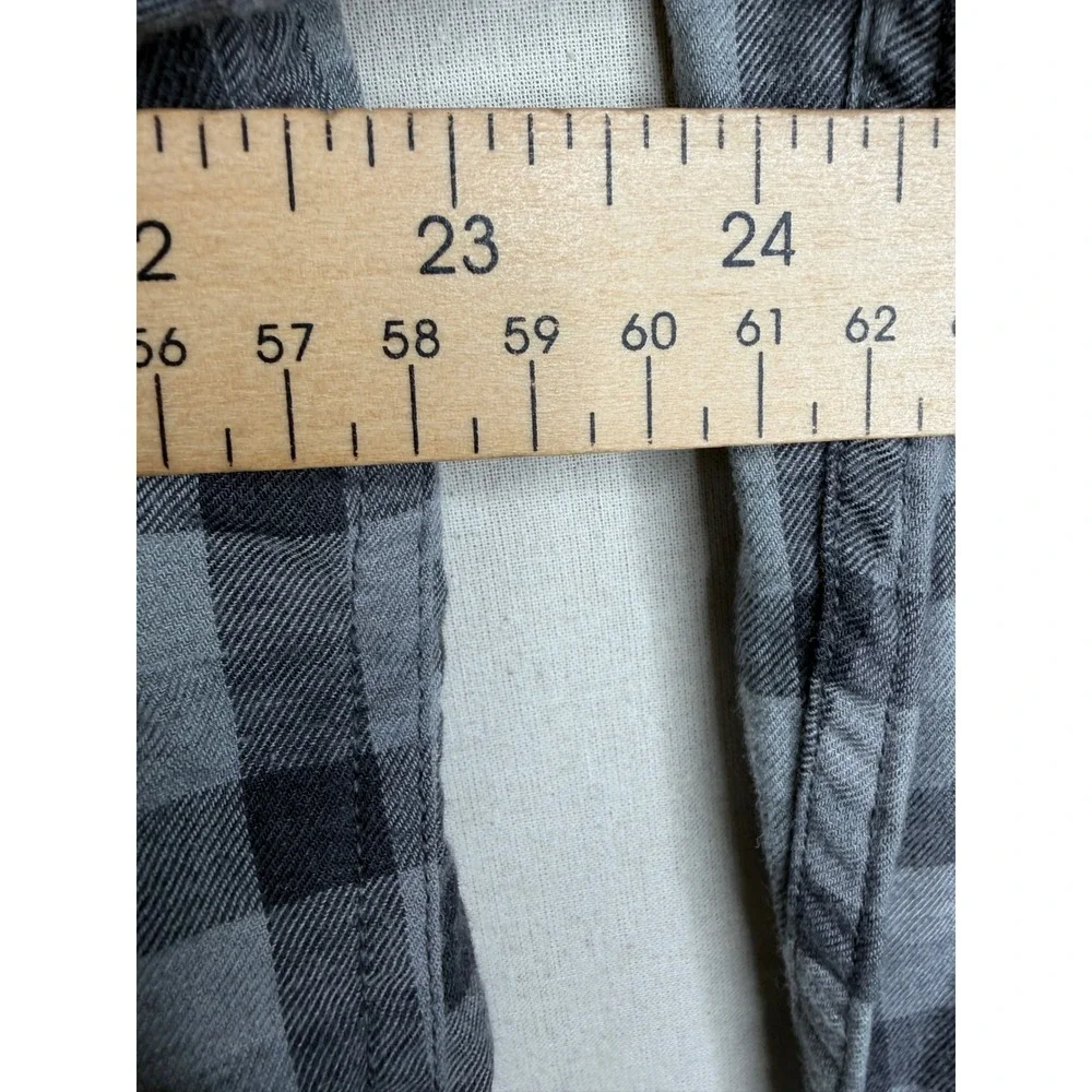 Banana Republic Slim Fit Luxe Flannel size Large Gray